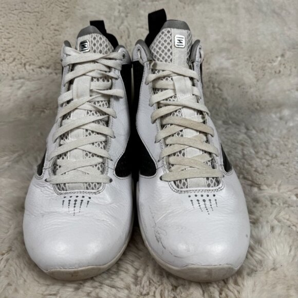 Nike Shox VC 3 Shoes Mens Size 11 Basketball 407628-100 White Black Silver - Picture 3 of 11